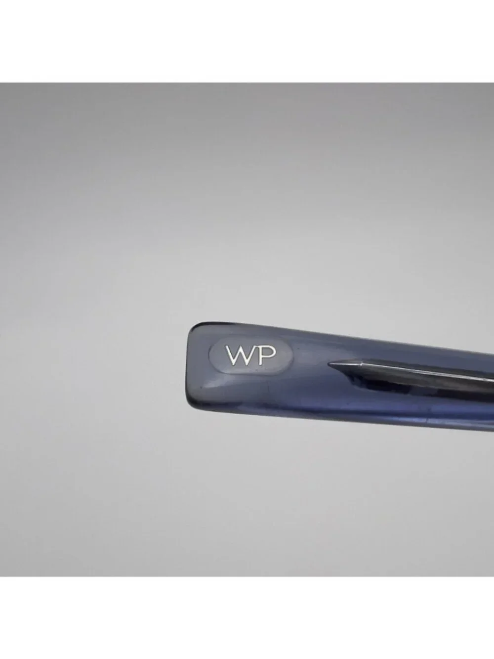 Warby Parker Weathers M 318 Eyeglass Frame Wayfarer Clear Blue Crystal 52-16-145